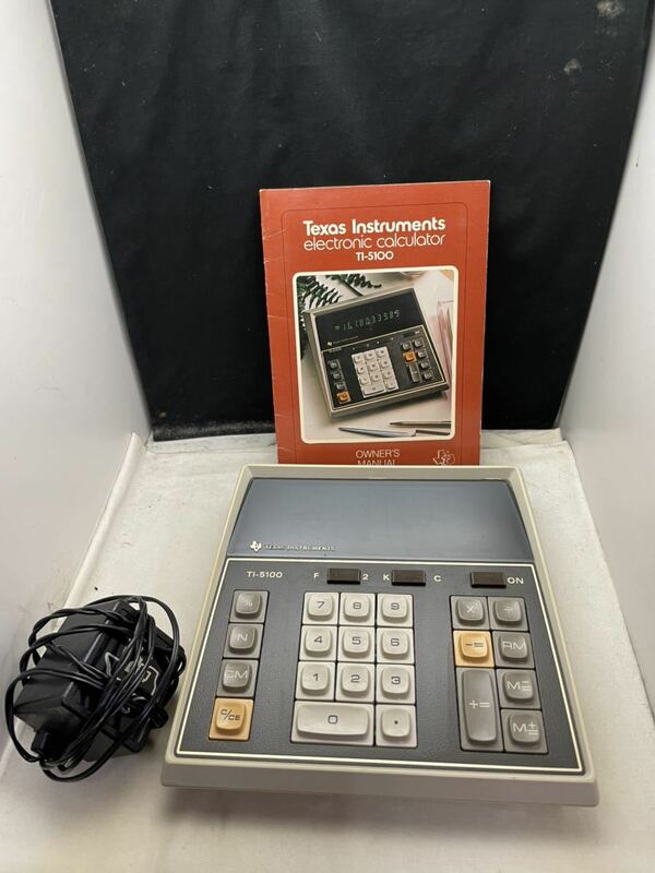 1/Texas Instruments TI-5100 グリーン 電卓 / LED アンティーク ビンテージ レトロ