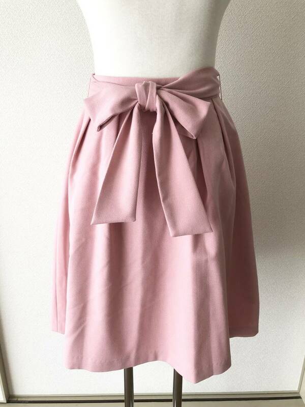 ☆新品☆[couture brooch]★ピンクカラースカート・サイズ[40]★