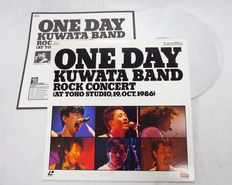 ＜同梱OK LD＞■ONE DAY KUWATA BAND ROCK CONCERT レーザーディスク■0450