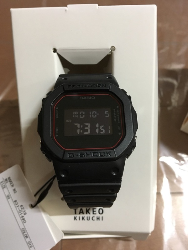 未使用 TAKEO KIKUCHI × G SHOCK コラボ [タケオ キクチ × G ショック] [送料無料]