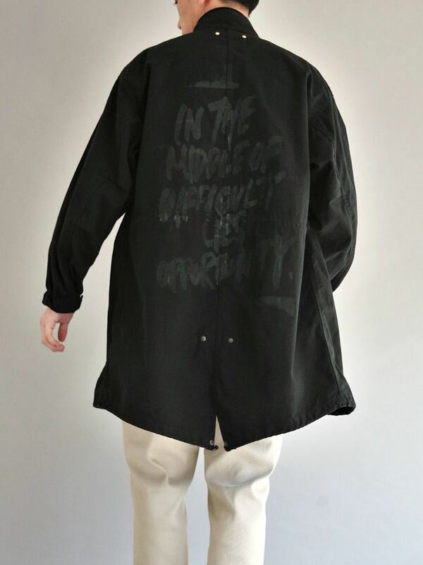 ANACHRONORMアナクロノームSTENCIL FISH TAIL COAT コート デニムパンツ BAL VOO