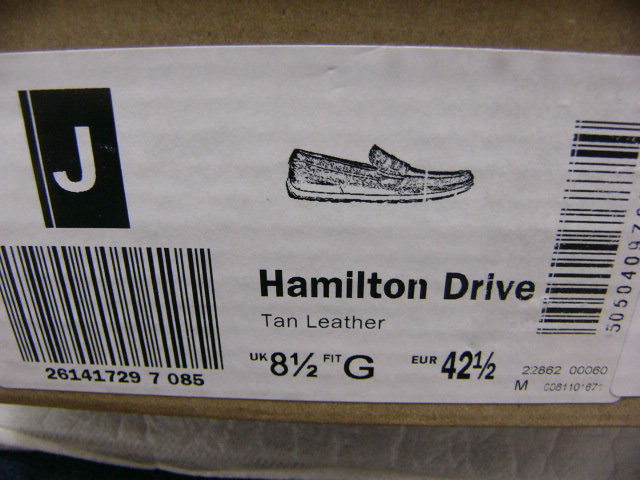 ★新品★ クラークス/Clarks Hamilton Drive UK8.5G 色:茶色 レザーシューズ メンズ