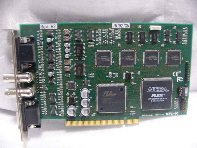 ★MicroTechnic/マイクロテクニカ MTPCI-DD フレームグラバボード FA画像処理