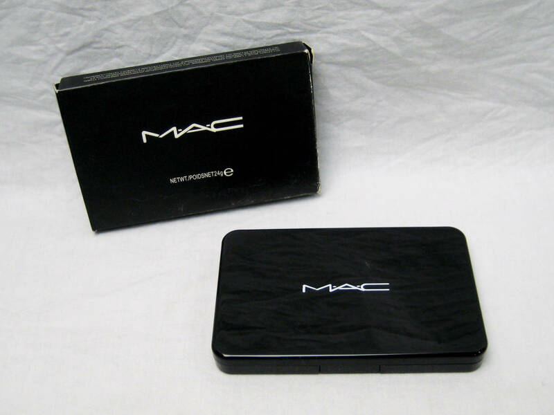 M・A・C マック アイシャドウ パレット MM-220 ベージュ ブラウン 青 ミラー チップ 付 新品 未使用品 保管品 化粧箱入 コレクション