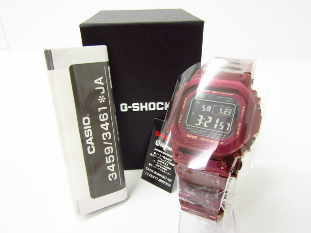 未使用 CASIO G-SHOCK カシオ G-ショック GMW-B5000ED-4JF ソーラー電波時計♪AC19122