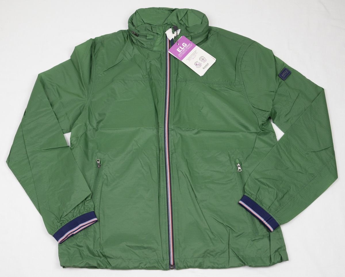 ●AIGLEエーグル パーカー マウンテンパーカー ベネット(グリーン,L)新品