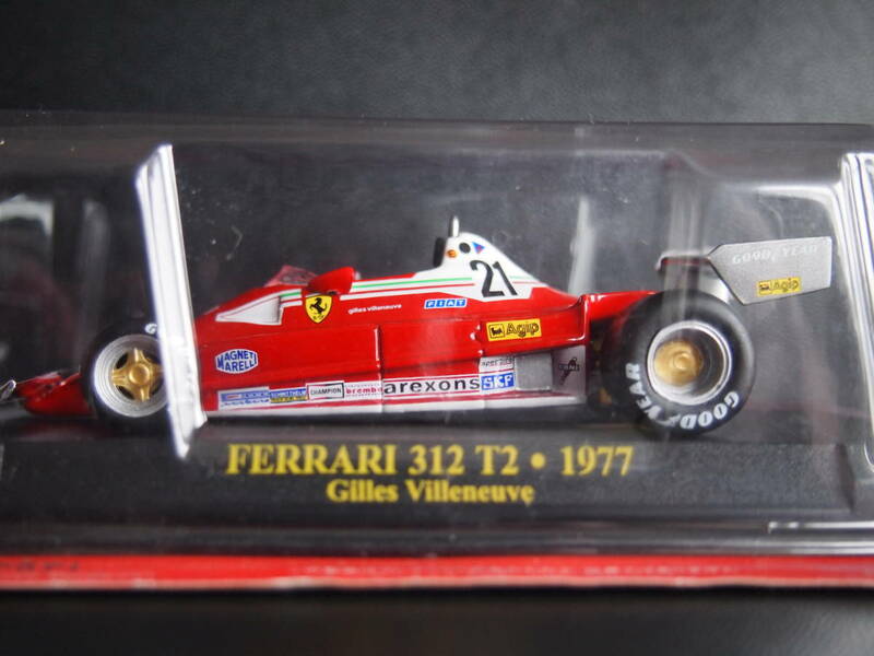 1/43 アシェット フェラーリ 312 T2 ジル ビルヌーヴ 1977年 FERRARI ヴィルヌーヴ G.Villeneuve 未開封