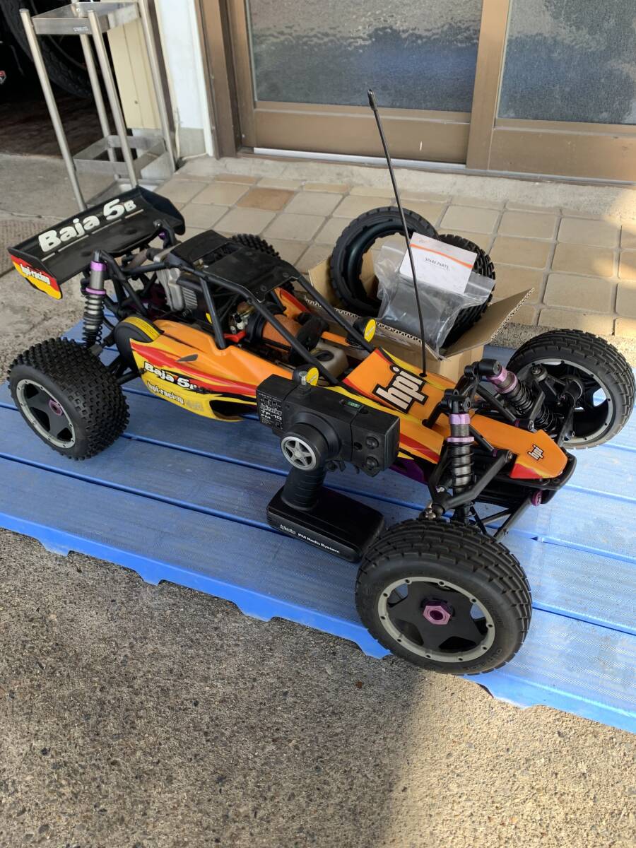 激レア! エンジンカー 1/5スケール HPIサベージ　オフロード　モントラ　エンジンラジコンカー　RCエンジンカー ビッグタイヤ京商 タミヤ