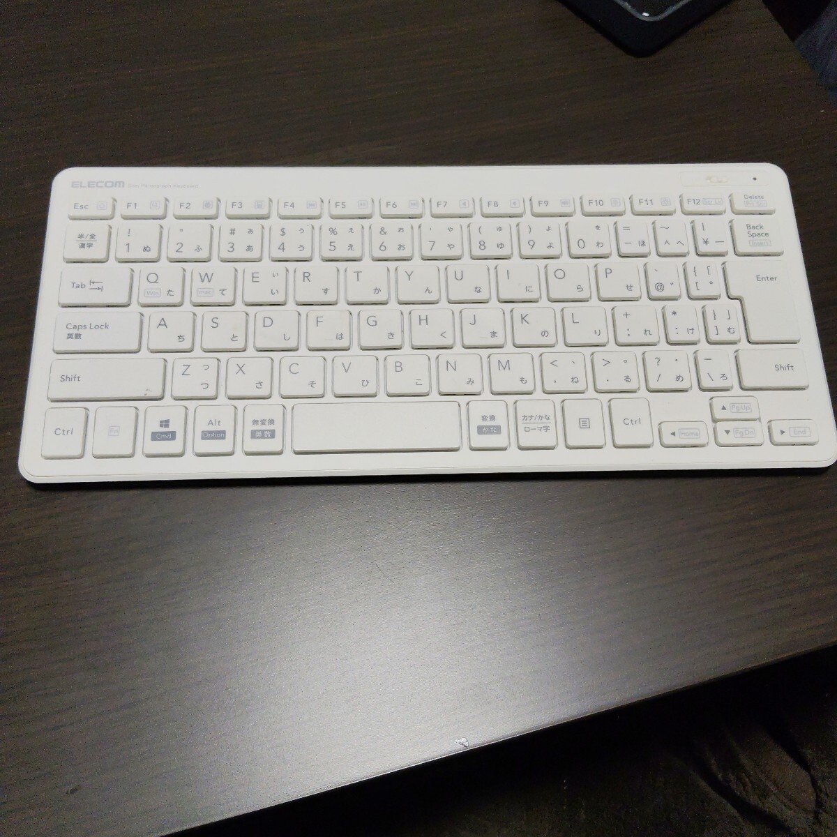 ELECOM エレコム キーボード ワイヤレスキーボード 白 Bluetooth TK-FDP098 Bluetoothキーボード Slim Photograph Keyboard TA