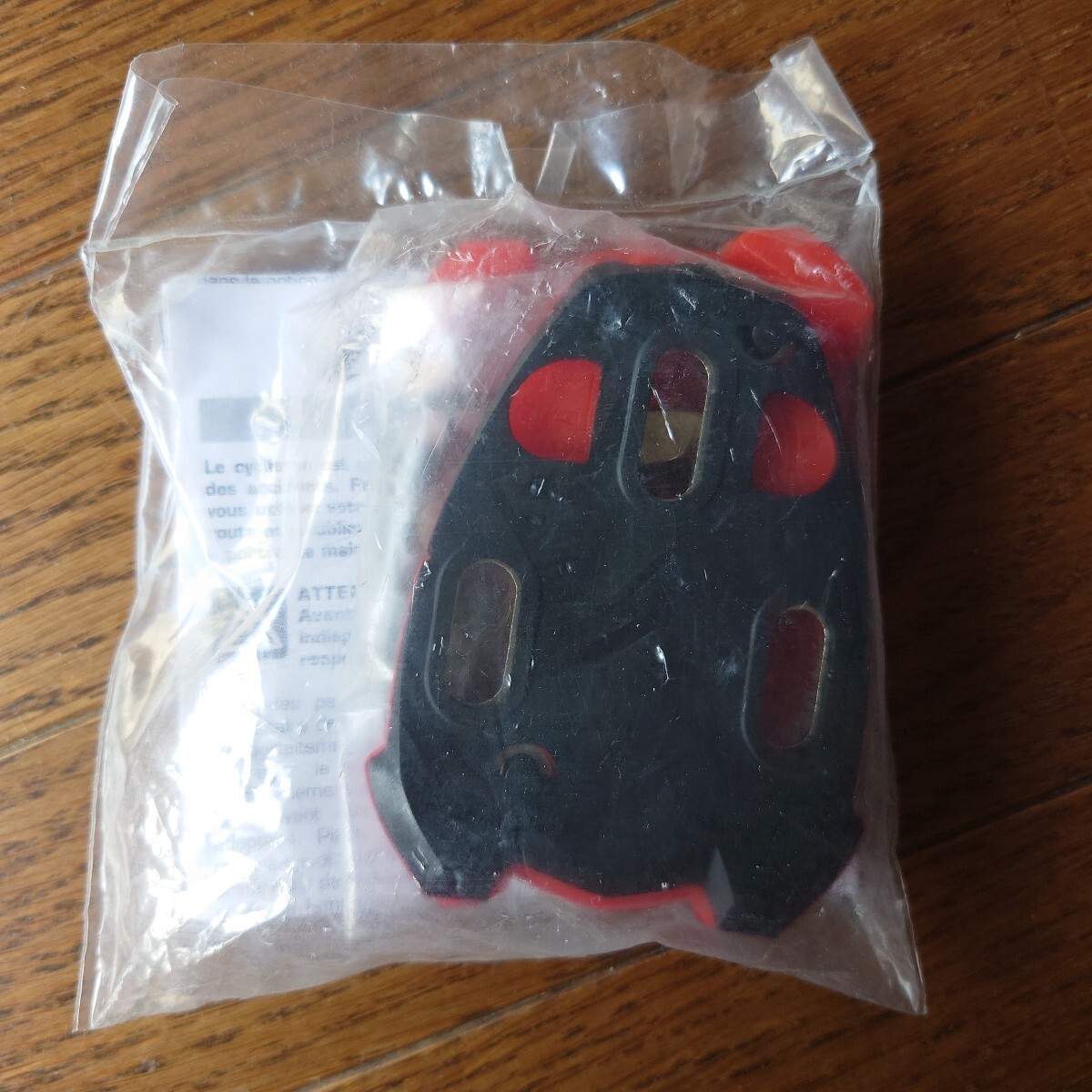 希少新品未開封 TIME IMPACT クリート レッド 説明書&ネジ付き タイム　ロードペダル　ビンディングペダル