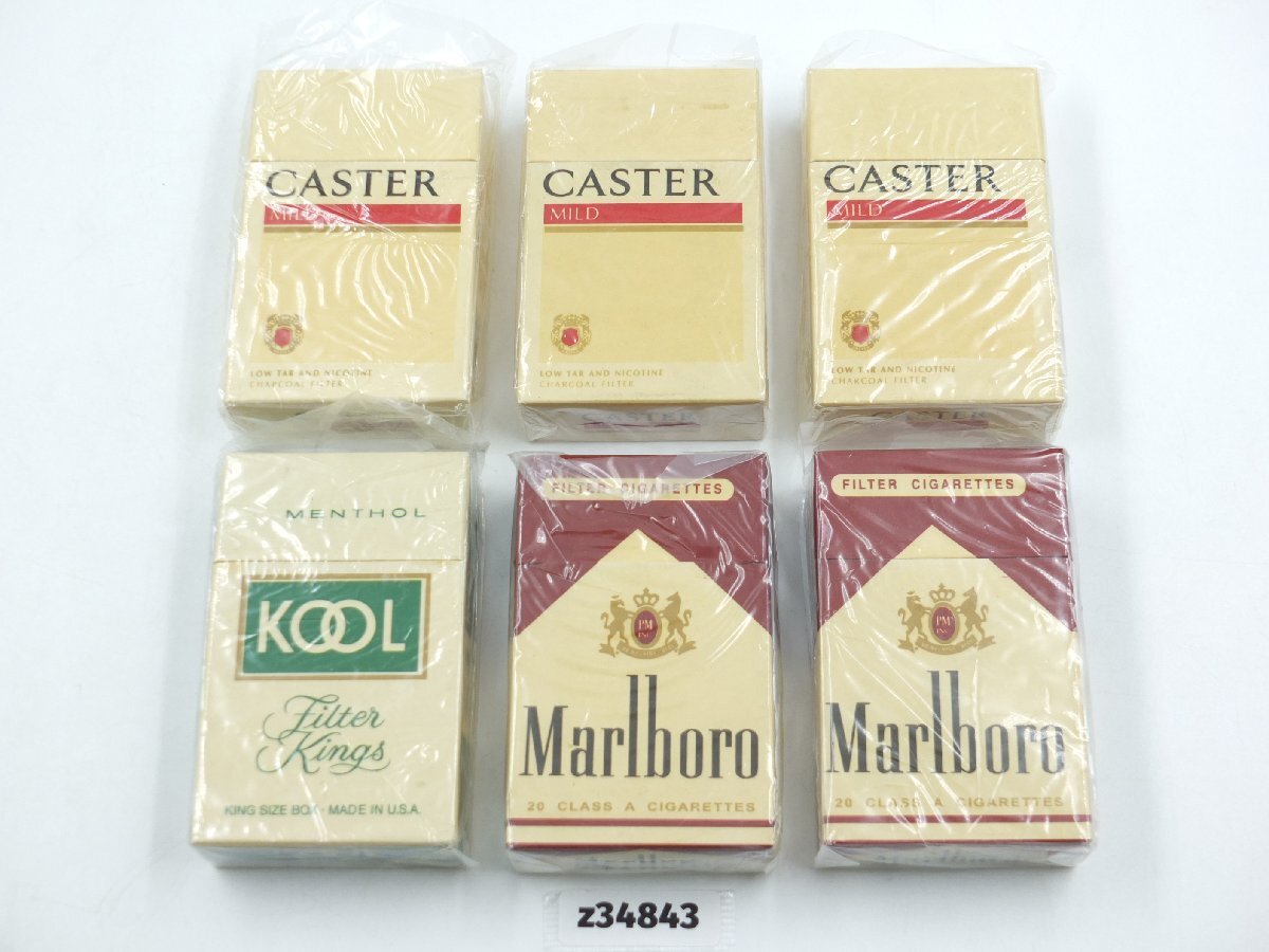 【z34843】開封済み・未使用・長期保管品 ライター まとめ タバコモチーフ マルボロ クール キャスターマイルド 合計6点 格安スタート