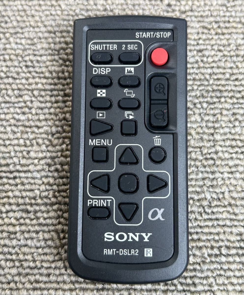［SONY RMT-DSLR2］ソニー デジタル一眼カメラα用 リモコン　動作確認済 【中古美品】　＊送料無料＊