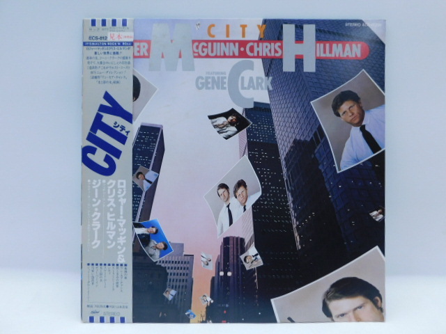 ★小2583 Roger McGuinn & Chris Hillman Featuring Gene Clark ロジャーマッギン&クリスヒルマン ジーンクラーク City 見本盤 LP 32509081