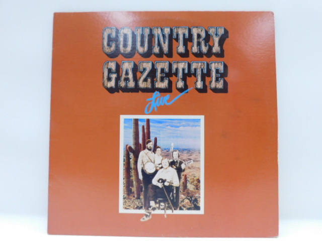 ★小2603 Country Gazette LIVE カントリー・ガゼット ライブ ライブアルバム ライヴ レコード LP コレクター放出品 32509081