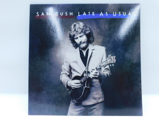★小2622 SAM BUSH サム・ブッシュ Late As Usual レイト・アズ・ユージュアル LP レコード コレクター放出品 32509081