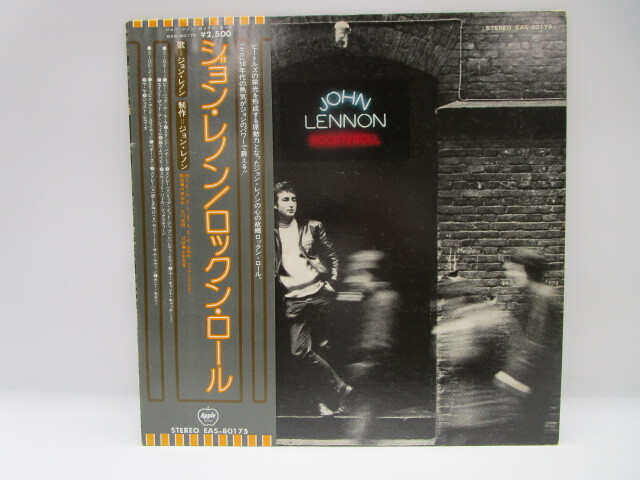 ★井0857 帯付 John Lennon/ROCK 'N' ROLL ジョン・レノン/ロックンロール レコード LP LP盤 コレクター放出品 同梱可 32509081