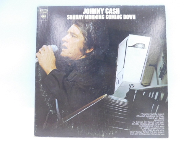 ★小2936 Johnny Cash ジョニー・キャッシ Sunday Morning Coming Down サンデーモーニングカミングダウン レコード LP 32509081