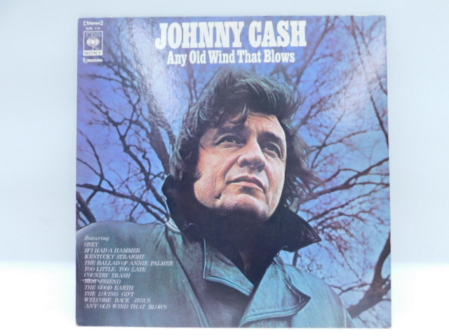 ★小2934 Johnny Cash ジョニー・キャッシ Any Old Wind That Blows ジョニーキャッシュの愛の贈り物 レコード LP 32509081