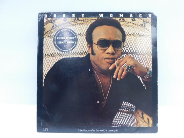 ★小2950 Bobby Womack ボビー・ウーマック I Don't Know What The World Is Coming To レコード LP コレクター放出品 同梱可 32509081