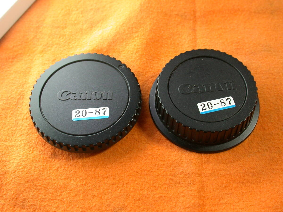 20-87 キャノンEOS用 ボディーキャップ レンズリアキャップ