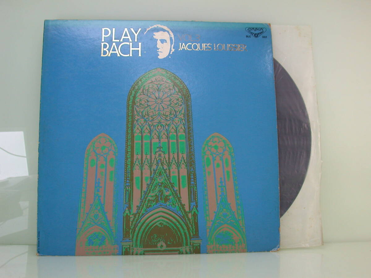 オマケCD付き LPレコード/ジャック・ルーシエ・トリオ：プレイ・バッハ 第3集 ジャック ルーシェトリオ
