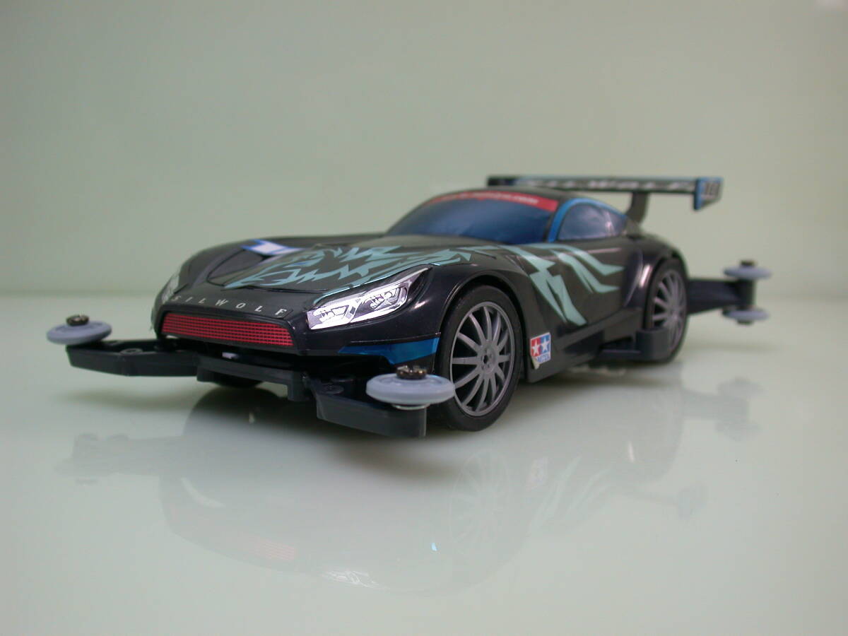 曽 ミニ四駆 タミヤ SILWOLF 完成品 作動しました。モーター、電池付き
