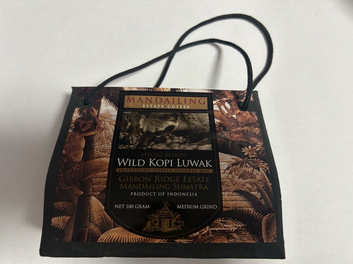 送料込み！（新品）インドネシア産　ジャコウネココーヒー　最高級　コピルアック　100g