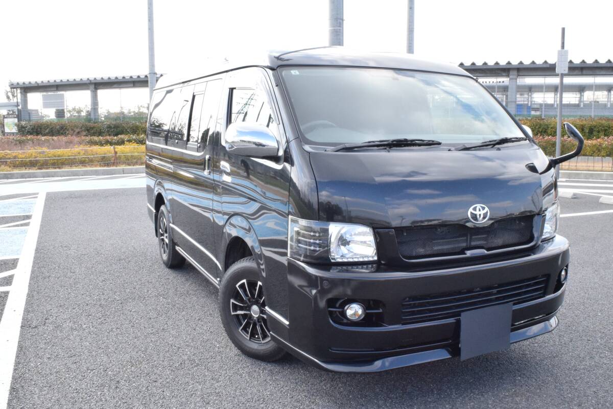 ☆4WD☆ベッドキット☆無事故☆ロングスーパーGL☆社外Fグリル，ヘッドライト＆テール，ナビ，10.2型後席モニター☆車検 R9/5月☆