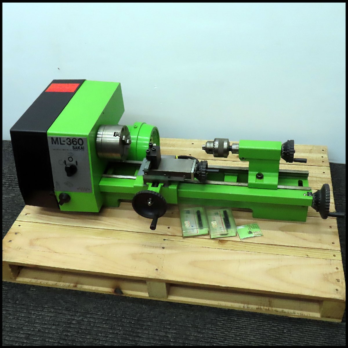 H107)サカイマシンツール 卓上小型旋盤 ML-360/工作機械/金属加工/デッドストック