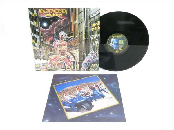◆◇Iron Maiden アイアン・メイデン Somewhere In Time サムホエア・イン・タイム LPレコード フランス盤 A3/B2◇◆