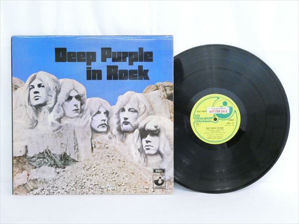 ◆◇Deep Purple in Rock ディープ・パープル・イン・ロック LPレコード UKオリジナル盤 GRAMOリム A-2/B-1 FACTORY SAMPLE SHVL 777◇◆