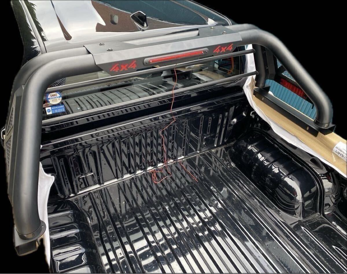 新品!! ハイラックス ロールバー スポーツバー 外装 荷台 カーゴキャリア リフトアップ マットブラック 送料無料！GUN125 GRスポーツ