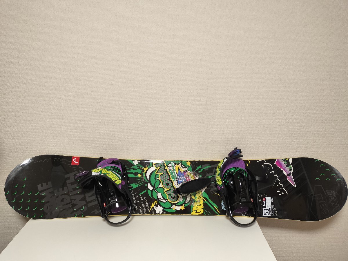HEAD　ヘッド　スノーボード　ビンディングセット　GLOBAL ROCKA　153cm　保存袋付き　現状品　J1961