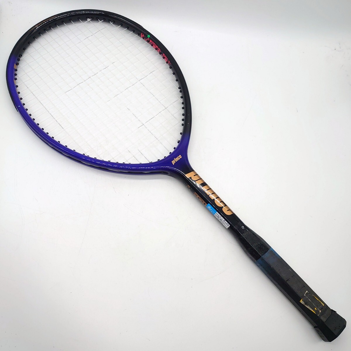 Prince PRECISION MONO 650PL プリンス プレシジョン モノ 硬式テニス用ラケット ジミーコナーズ カーボン 当時物 ヴィンテージ t-26x72