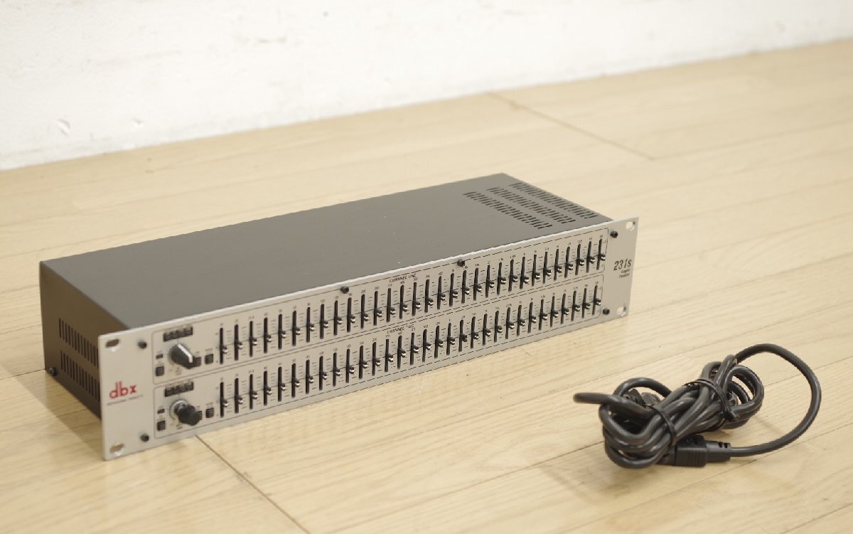 dbx ディービーエックス グラフィックイコライザー231S EQ グライコ PA スタジオ イベント オーディオ レコーディング 中古 B