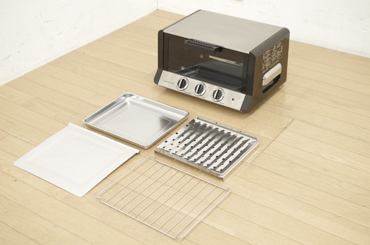 展示品 Cuisinart クイジナート TOB-50JBS クラシックトースター ベイク ブロイル 3WAY アメリカンレトロ ビンテージ風 2008年製