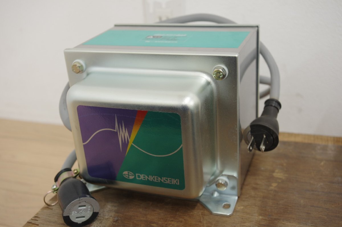 DENKENSEIKI NCT-I1 1.5kVA ノイズカットトランス 電研精機研究所 ノイズ対策 障害波遮断変圧器 小型 中古 B