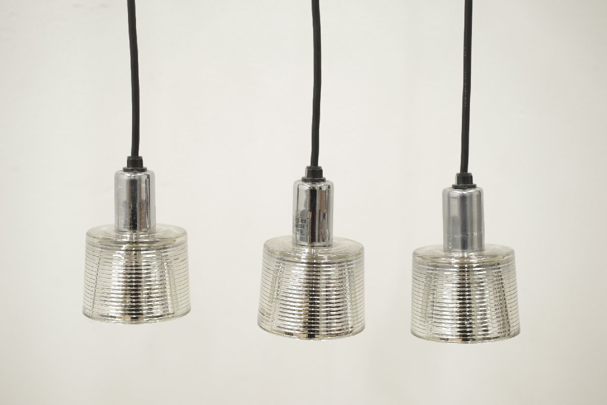 Panasonic パナソニック LGB15053-RWQ ペンダントライト 3点セット 2013年製 ダイニング キッチン 天井照明 ガラス モダン ※要工事