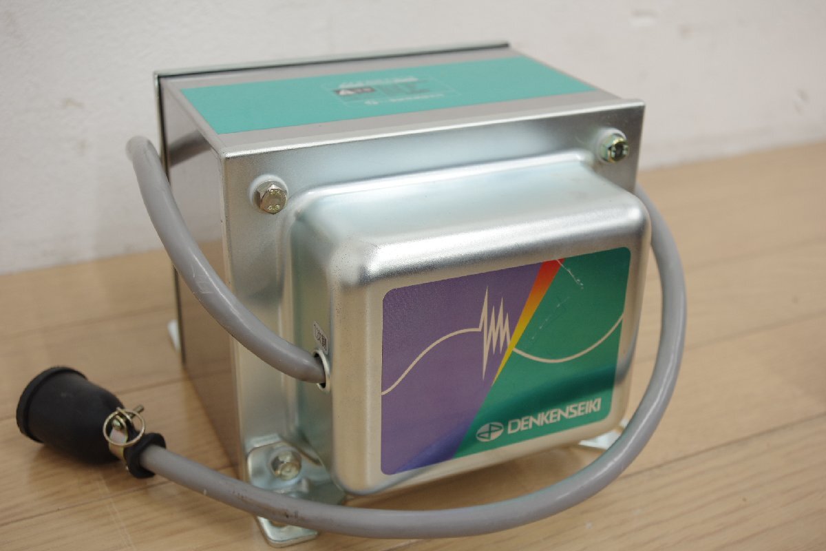 DENKENSEIKI NCT-I1 1.5kVA ノイズカットトランス 電研精機研究所 ノイズ対策 障害波遮断変圧器 小型 中古 C