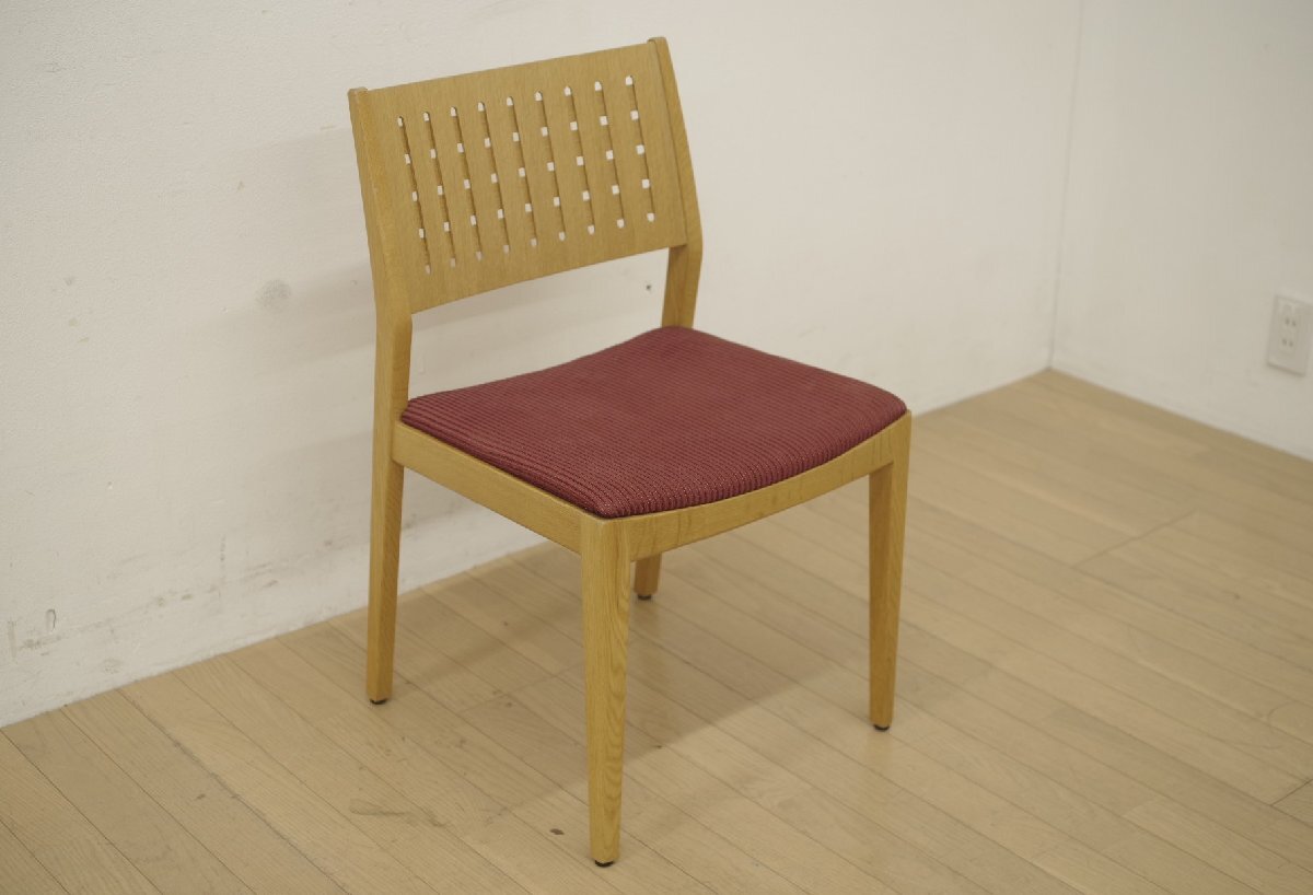 CONDEHOUSE カンディハウス ハナコ ダイニングチェア サイドチェア アームレスチェア 三井緑 ナチュラル 施設 待合 子供部屋 食卓 椅子