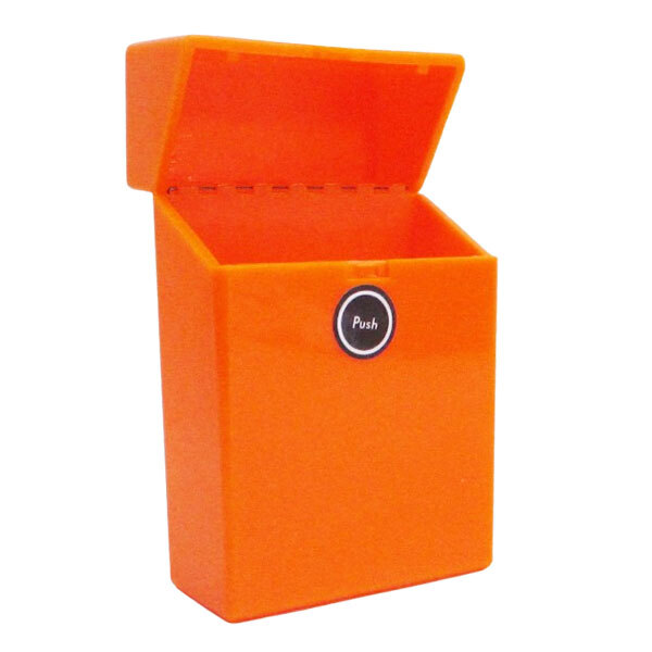 シガーケース タバコケース アラジン ポップアップシガーストック オレンジ/送料無料メール便 箱無し ポイント消化