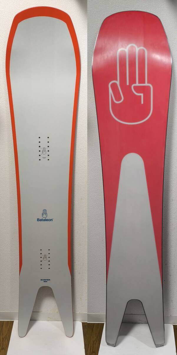 ★☆中古良品! BATALEON SURFER 154cm バタレオン サーファー 2021年モデル 3D キャンバー パウダーボード 希少 レア 浮力◎ 即決 送料無料