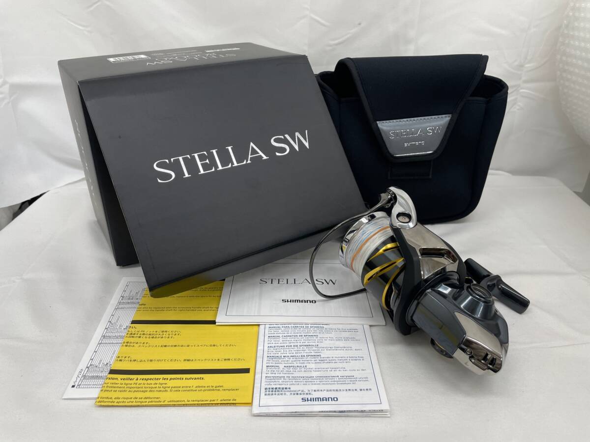 【中古美品】SHIMANO STELLA SW シマノ スピニングリール 25 ステラSW 8000XG　VOAR5106Y