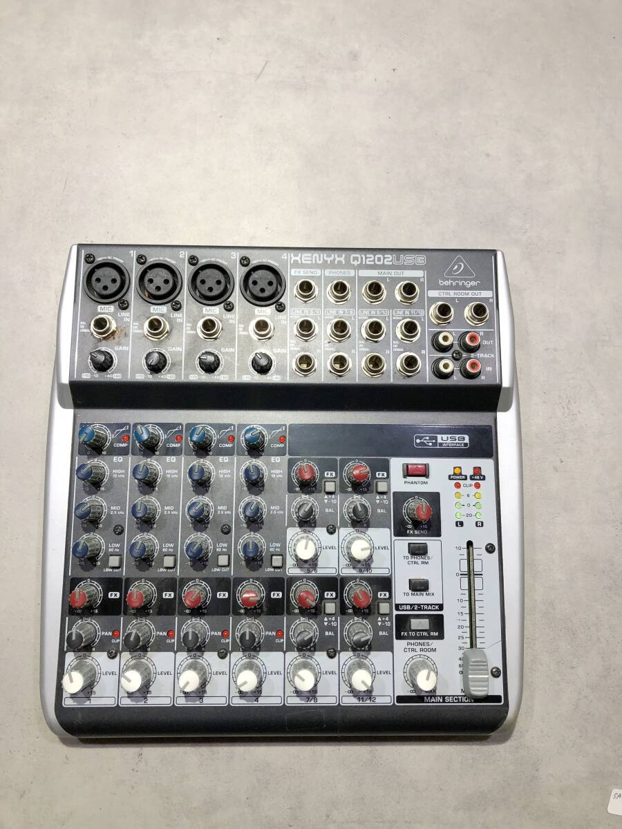SA650　BEHRINGER XENYX Q1202 USB ベリンガー アナログミキサー