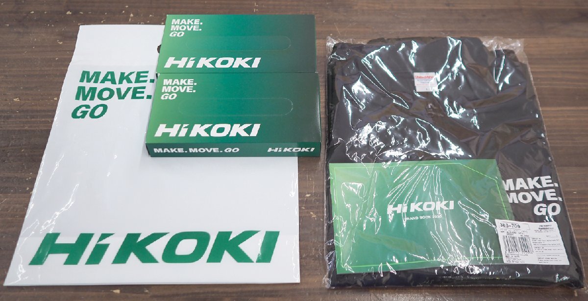 送料無料 HiKOKI ハイコーキ 非売品 オリジナルソフトブルゾン Lサイズ ボックスティッシュセット WH36DD 年末特別キャンペーン品