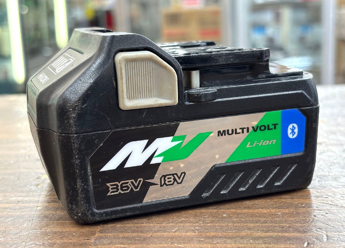 HIKOKI/ハイコーキ マルチボルトバッテリー BSL36A18B 36V-18V 純正品 バッテリー残量表示付き Bluetooth 日立工機 動作確認済み