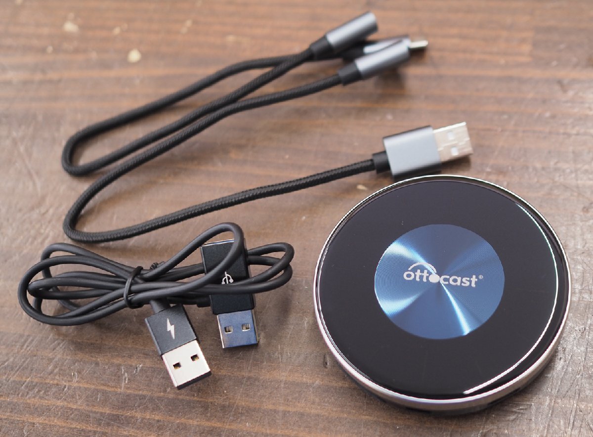 ジャンク品 通電不可 オットキャスト Ottocast OttoAibox P3 PCS46 CarPlay AI Box・Android12ベース・メモリ 8GB ステージ 128GB