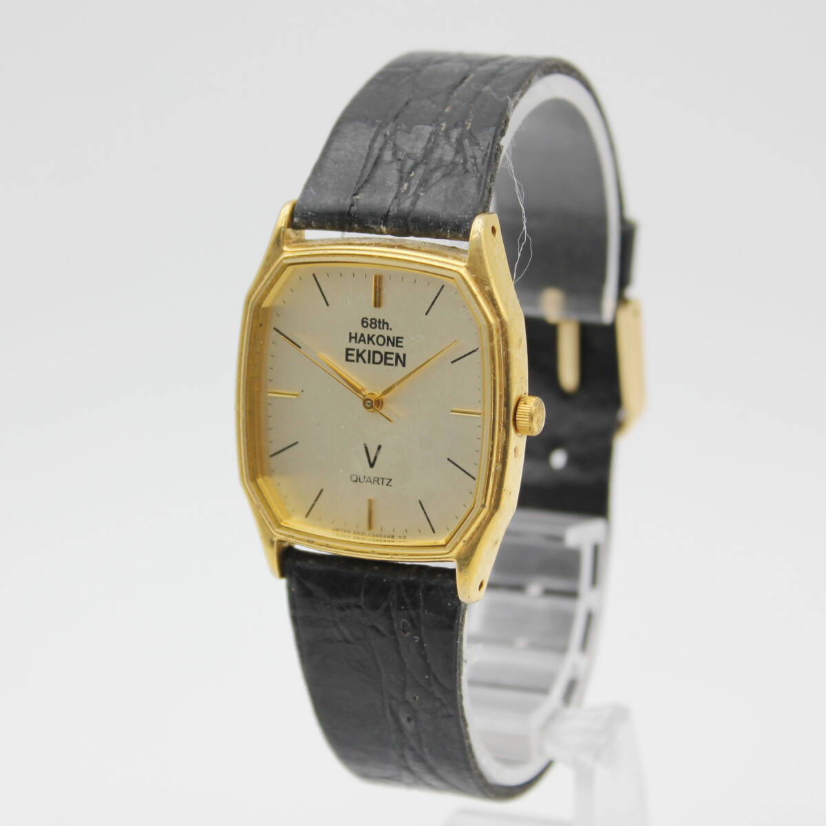 W260213-45 CITIZEN VEGA 86th. HAKONE EKIDEN シチズン ベガ 箱根駅伝86周年 記念品 メンズ腕時計 クォーツ ジャンク 文字盤ゴールド 3針