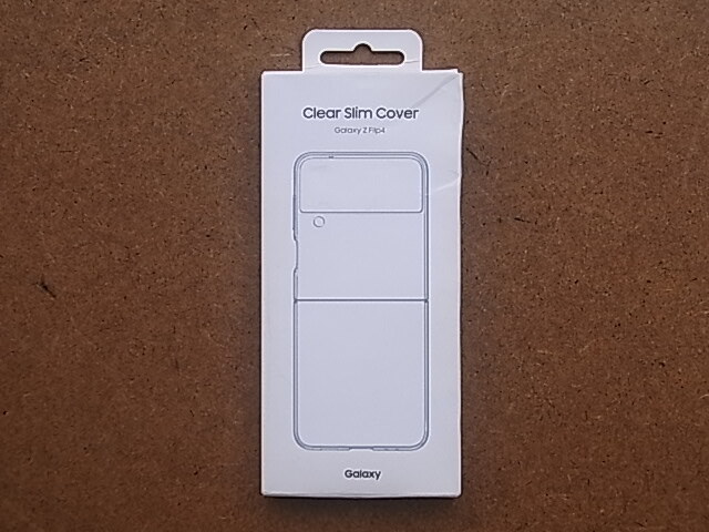 純正　SAMSUNG Galaxy Z Flip4　用 clear Slim Cover ケース　送料230円　未開封