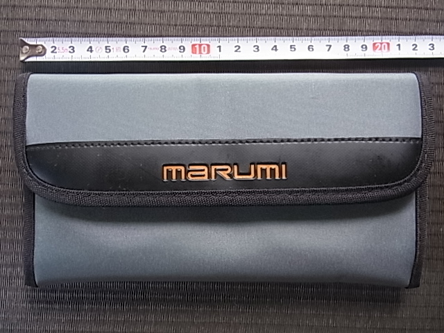 送料230円　marumi　マルミ　フィルターポーチ　グレー　82mm径程度まで6枚収納可能　管理NO.１